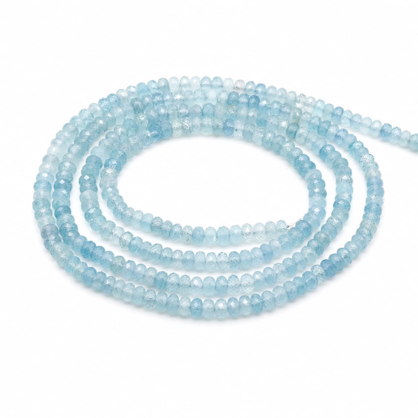 Aquamarine beads
