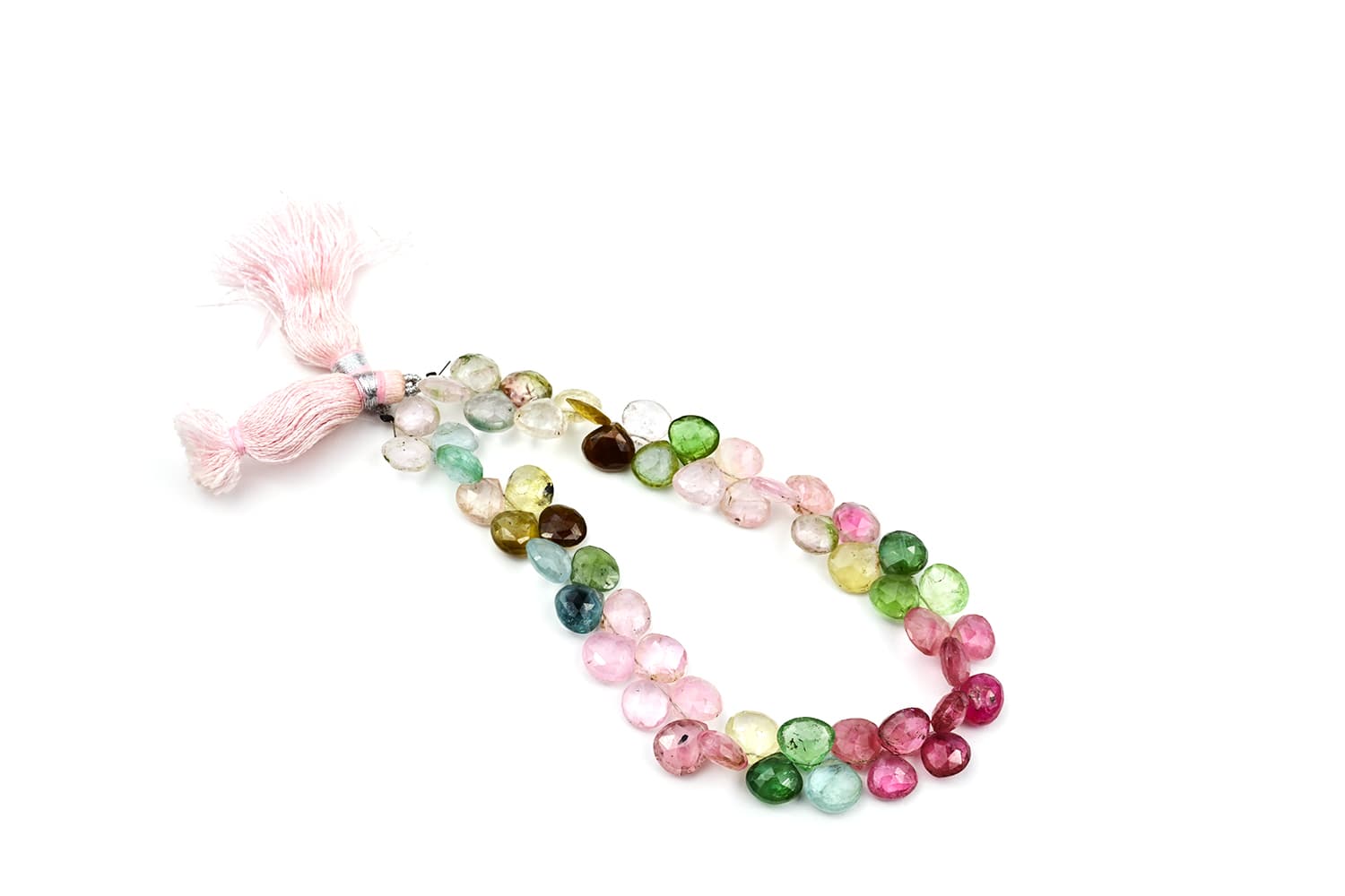Multi Color Afghani Tourmaline Faceted Heart 9X9mm, additional view
