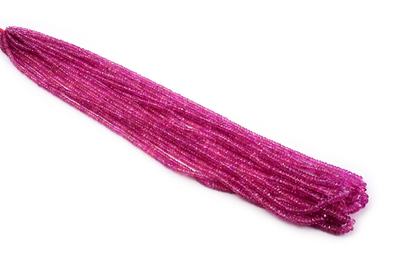 Pink Sapphire 2.5 -4mm Faceted Rondelle, additional view