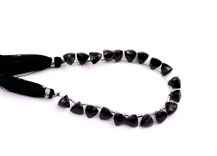 Black Spinal 7x8mm Faceted Trilliant, additional view