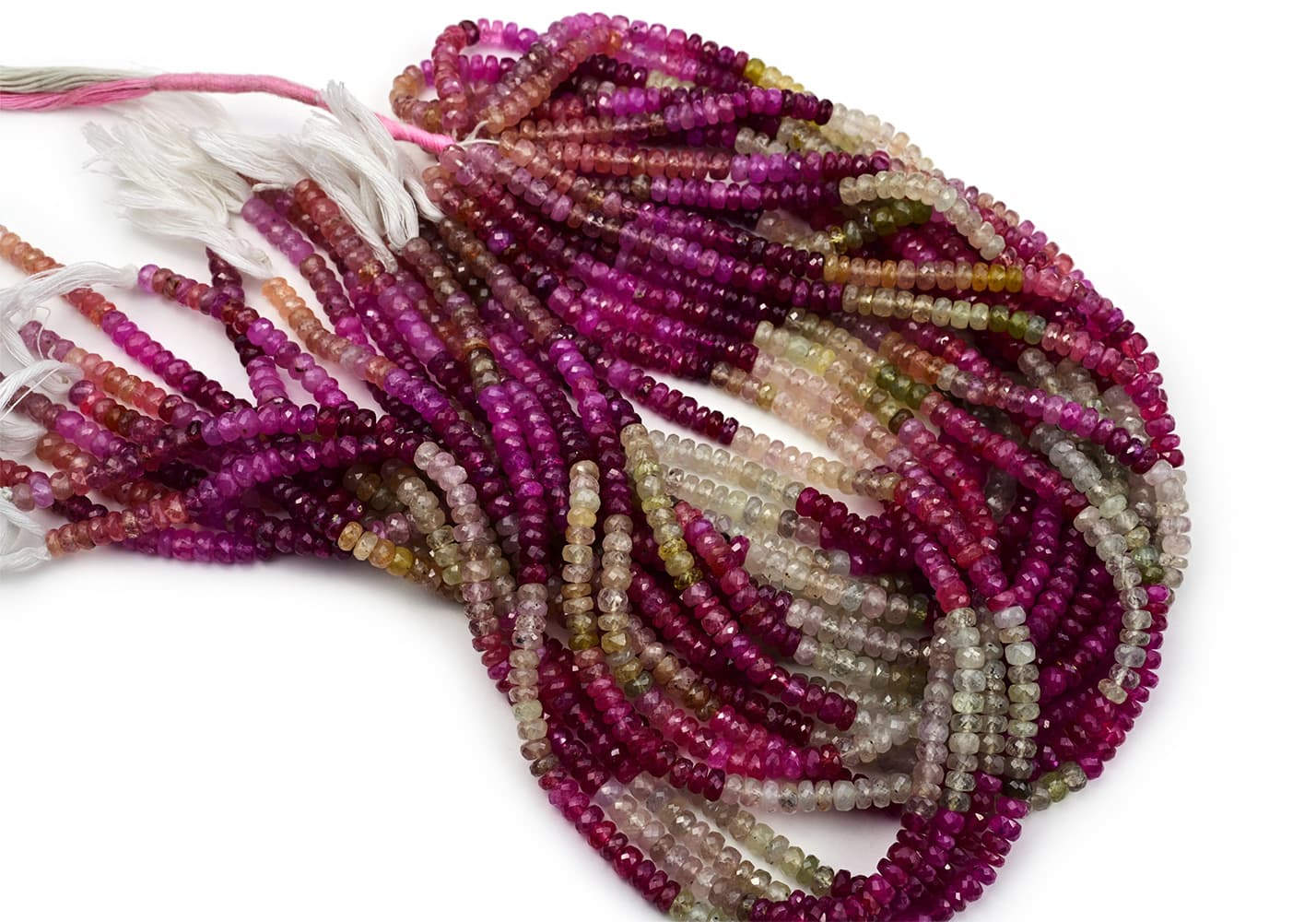 Umba Sapphire 5mm Faceted Rondelle, additional view