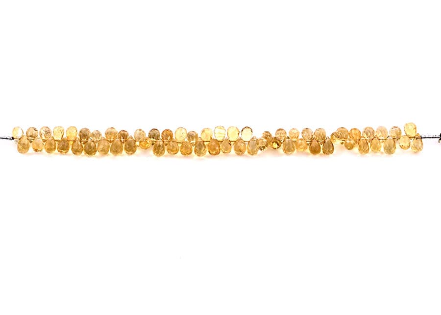 Citrine 4X6mm Faceted Tear Drops (Calibrated), additional view