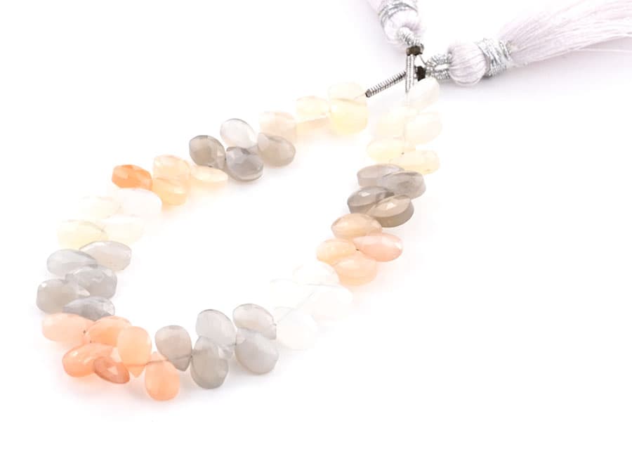 Multi Moonstone 5X7mm Faceted Pear(Calibrated), additional view
