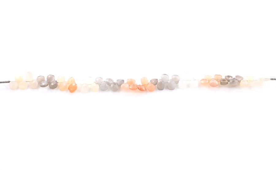 Multi Moonstone 5X7mm Faceted Pear(Calibrated), additional view