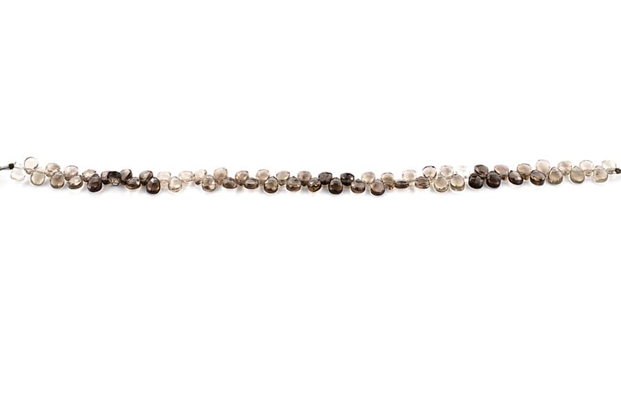 Smokey QTZ 4X6mm Faceted Pear(Calibrated), additional view