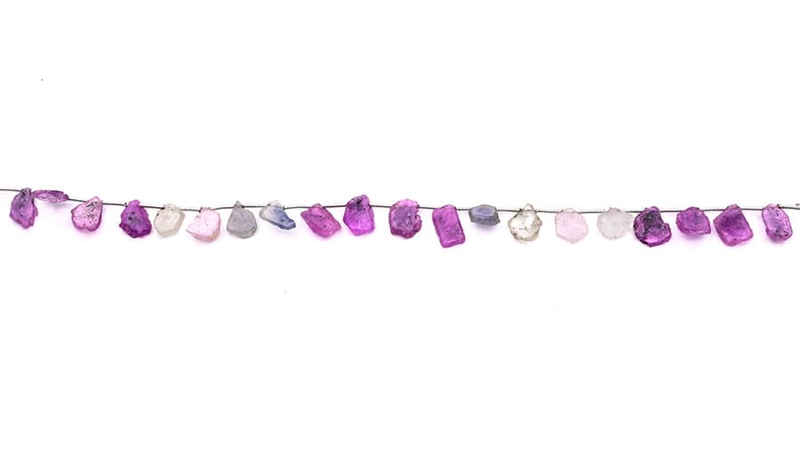 Umba Saphire 9-10mm Organic Cut Slice, additional view