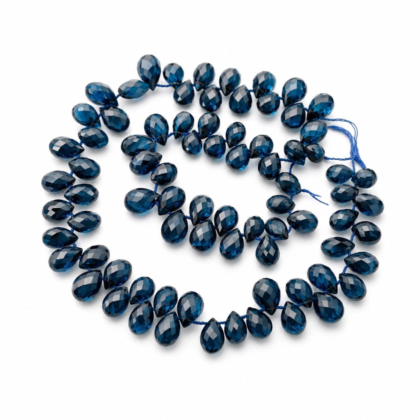 London blue topaz beads