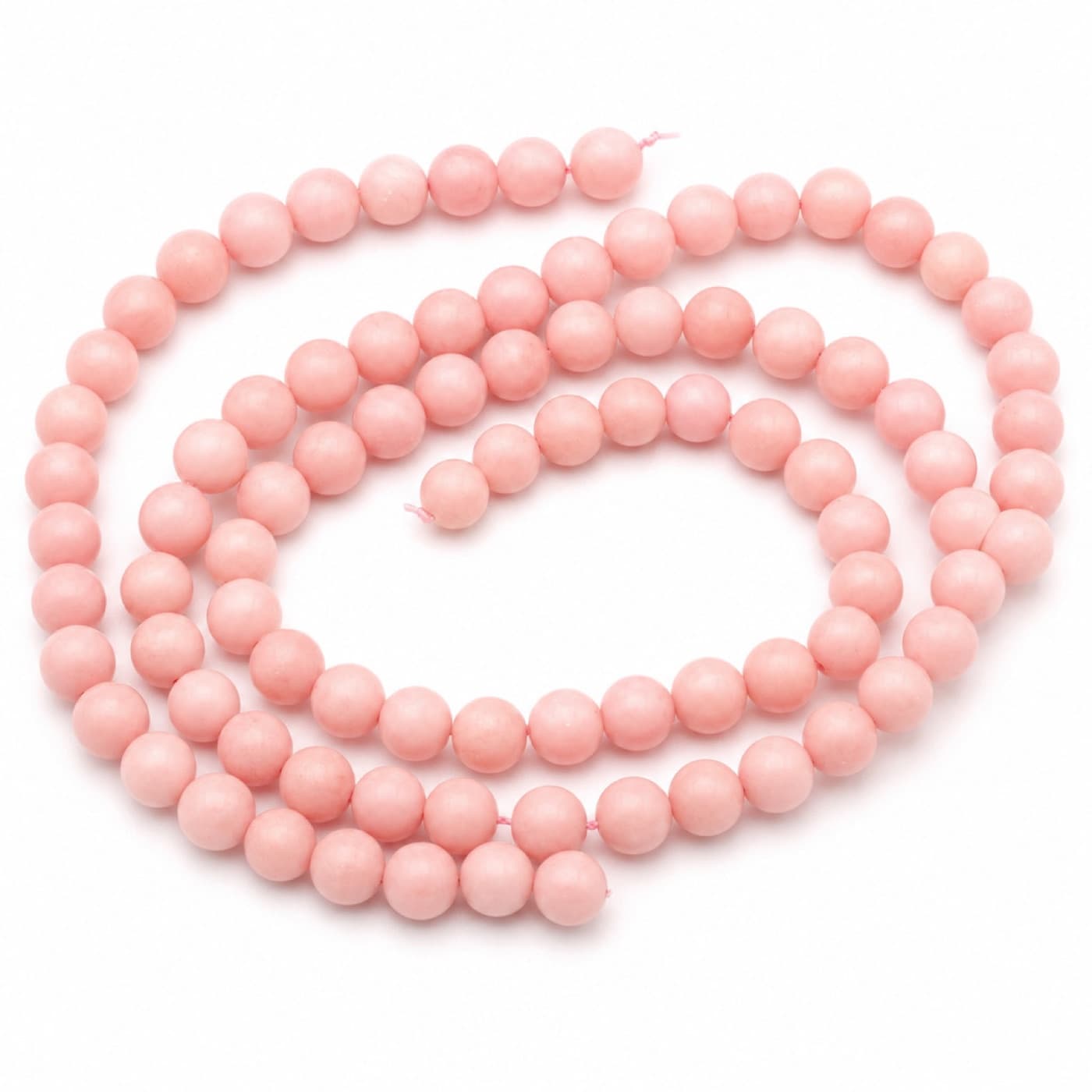 Pink opal beads