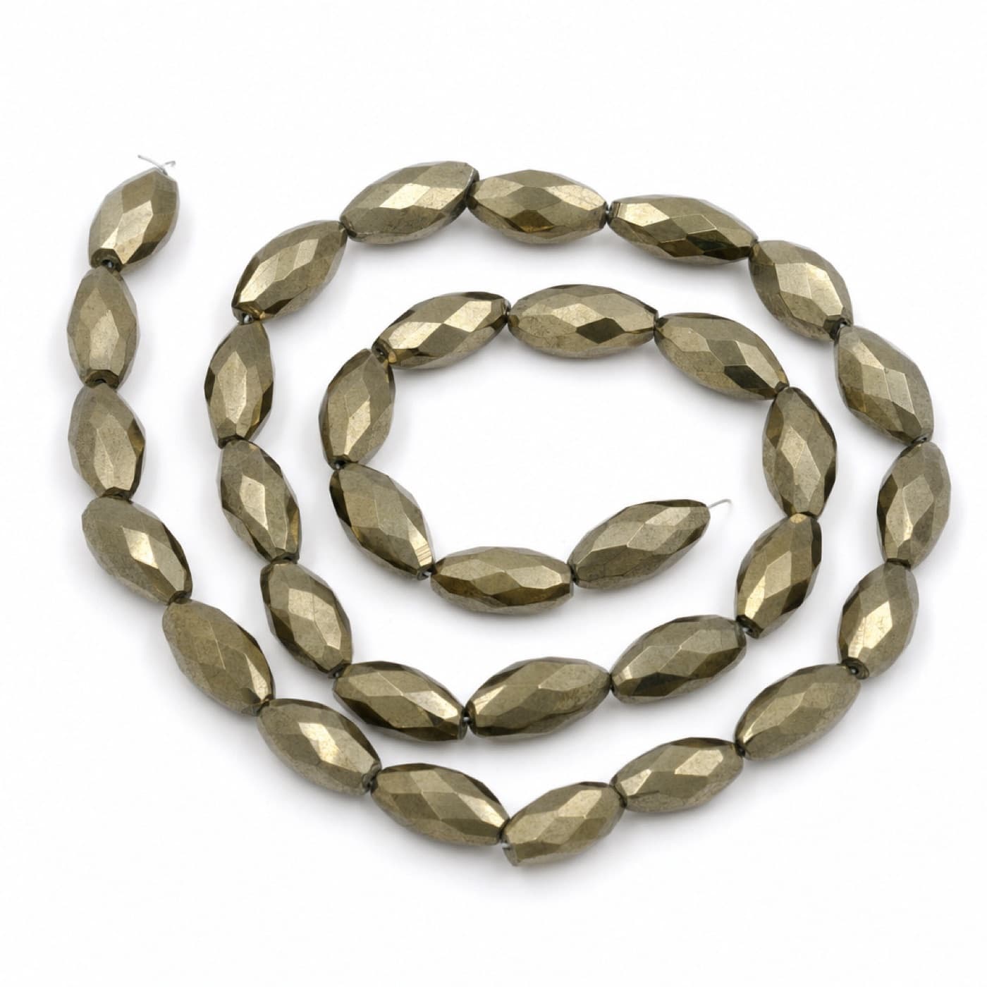 Pyrite beads