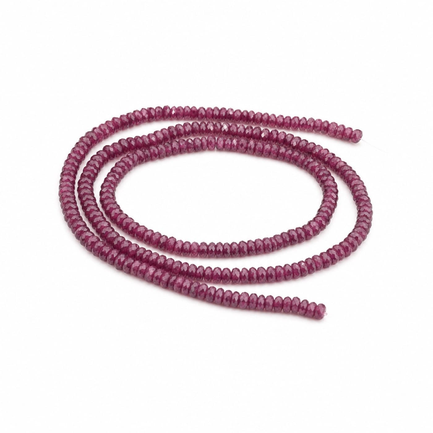 Rhodolite garnet beads