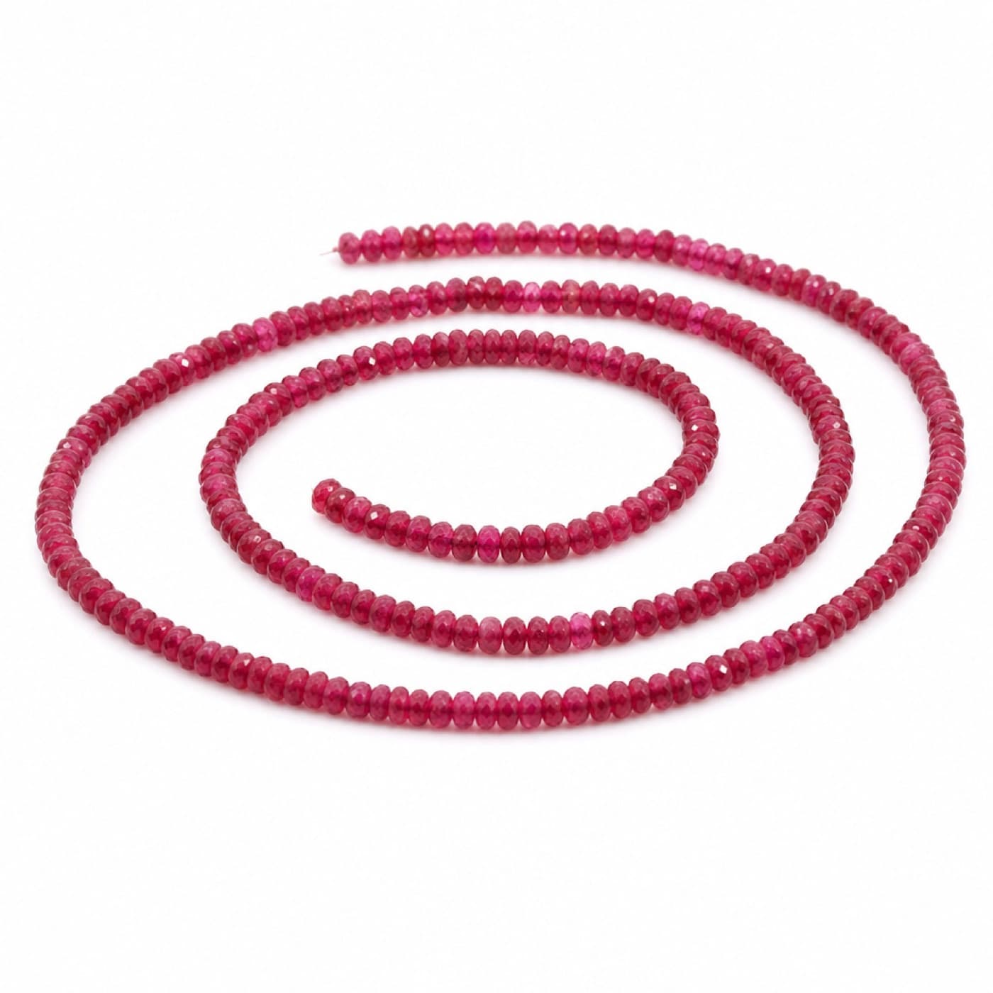 Ruby beads