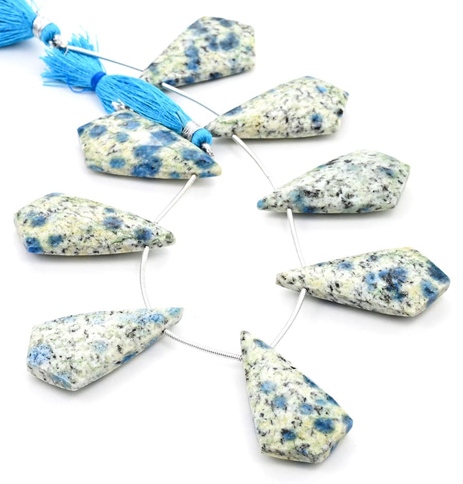 K2 Granite 20x37mm Faceted Kite shape, additional view