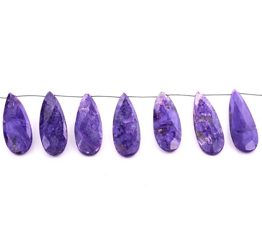 Cherorite 15x45mm Faceted Pear, additional view