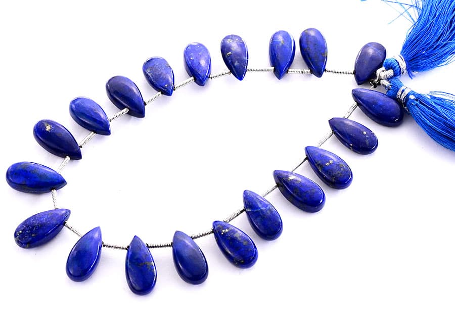 Lapis Lazuli 7X15mm Smooth Pear, additional view