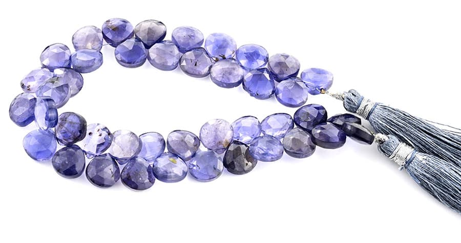 Iolite 9mm Faceted Heart (Calibrated), additional view
