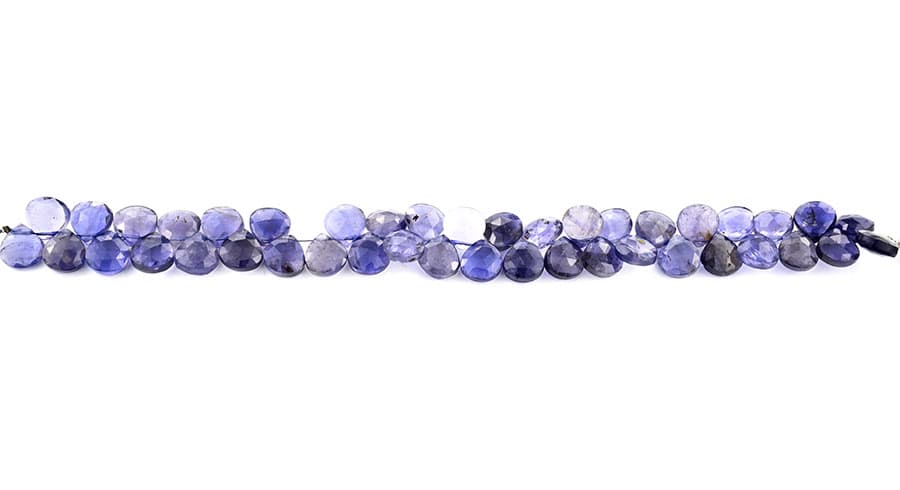 Iolite 9mm Faceted Heart (Calibrated), additional view
