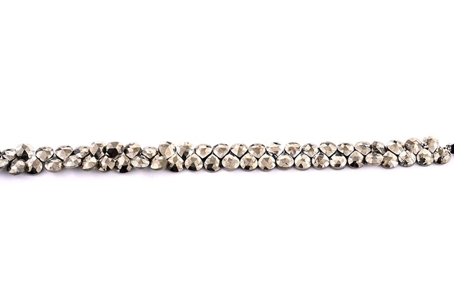 Pyrite 7mm Faceted Heart (Calibrated), additional view