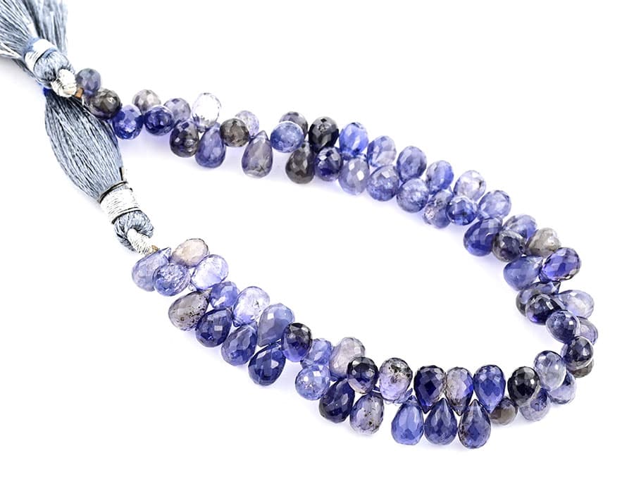 Iolite 5X8mm Faceted Tear Drops (Calibrated), additional view