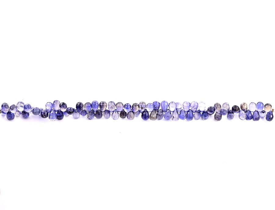 Iolite 5X8mm Faceted Tear Drops (Calibrated), additional view