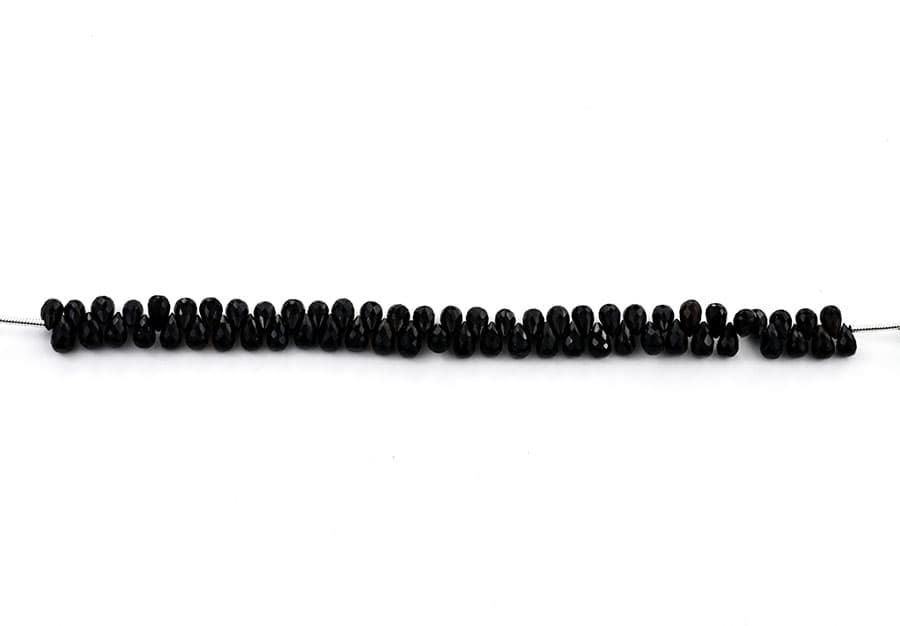 Black Spinal 3X5mm Faceted Tear Drops (Calibrated), additional view