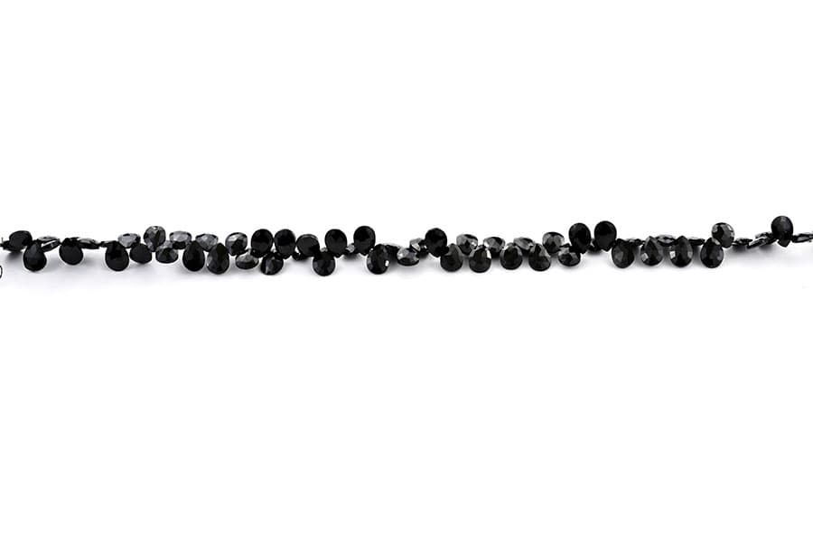 Black Spinal 5X7mm Faceted Pear(Calibrated), additional view
